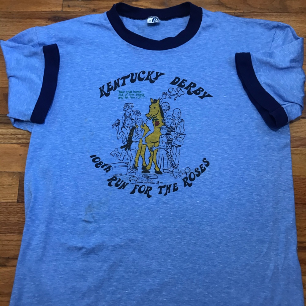 108th Kentucky Derby Run for the Roses lot shirt L